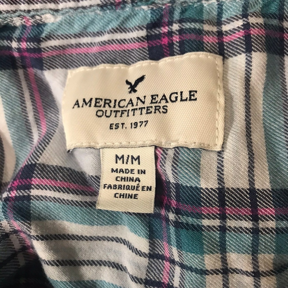 American Eagle Outfitters Plaid Button Down Shirt - Picture 7 of 8